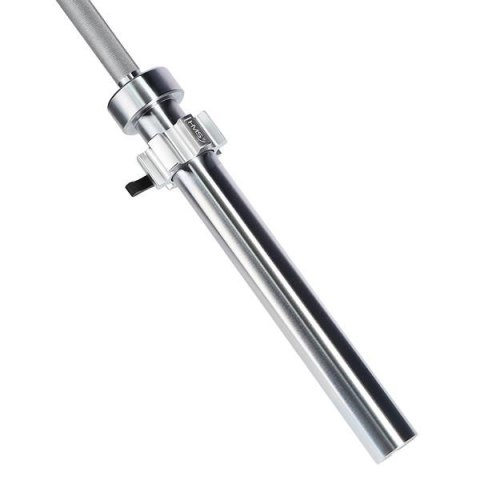 GO900 GRYF OLIMPIJSKI 20KG 2200MM HMS PREMIUM + ZG1500 SILVER ZACISKI LOCK JAW (2 szt) GO900 GRYF OLIMPIJSKI 20KG 2200MM HMS PREMIUM + ZG1500 SILVER ZACISKI LOCK JAW (2 szt)