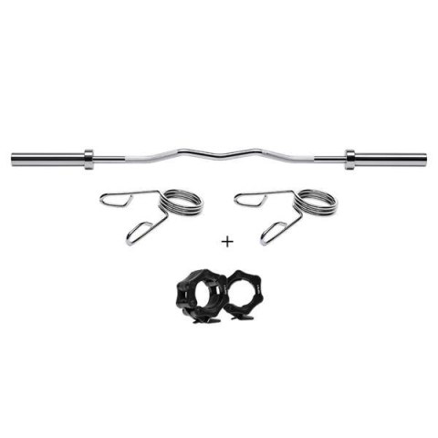 GOL200 + (ZG 1000B) GRYF OLIMPIJSKI ŁAMANY 13.5KG 1500MM HMS PREMIUM GOL200 + (ZG 1000B) GRYF OLIMPIJSKI ŁAMANY 13.5KG 1500MM HMS PREMIUM