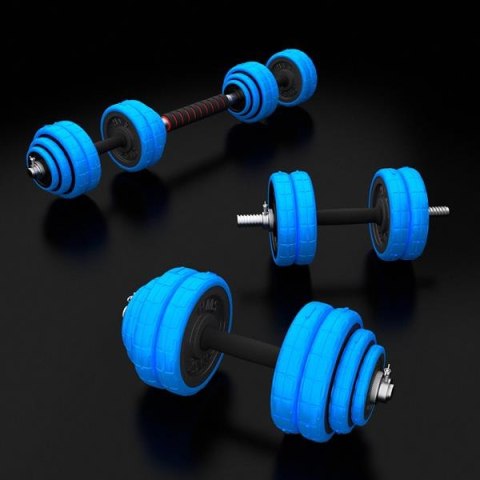 SGG30 BAR SZTANGIELKI-SZTANGA GUMOWANE 30KG HMS SGG30 BAR SZTANGIELKI-SZTANGA GUMOWANE 30KG HMS