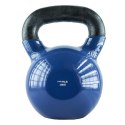 KNV28 BLUE KETTLEBELL ŻELIWNY POKRYTY WINYLEM HMS