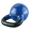 KNV28 BLUE KETTLEBELL ŻELIWNY POKRYTY WINYLEM HMS