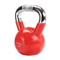 KTC04 RED UCHWYT CHROM RADEŁKOWANY KETTLEBELL ŻELIWNY HMS