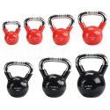 KTC06 RED UCHWYT CHROM RADEŁKOWANY KETTLEBELL ŻELIWNY HMS