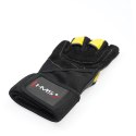 RST01 BLACK/YELLOW ROZM. XL RĘKAWICE NA SIŁOWNIĘ HMS