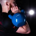 KNV04 BLUE KETTLEBELL ŻELIWNY POKRYTY WINYLEM HMS