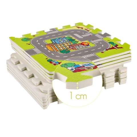 MD02 MATA DZIECIĘCA PUZZLE CARS 9 ELEMENTÓW 90x90CM NILS FUN MD02 MATA DZIECIĘCA PUZZLE CARS 9 ELEMENTÓW 90x90CM NILS FUN