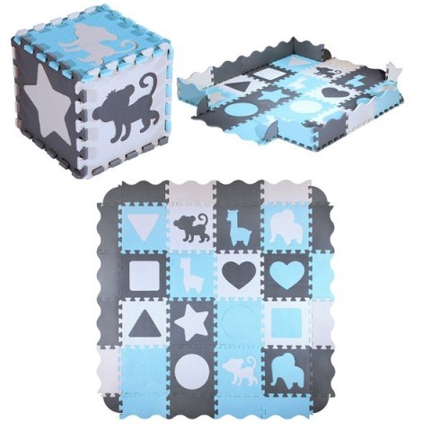 MD03 MATA DZIECIĘCA PUZZLE KOJEC MINT 36 ELEMENTÓW 140x140CM NILS FUN MD03 MATA DZIECIĘCA PUZZLE KOJEC MINT 36 ELEMENTÓW 140x140CM NILS FUN