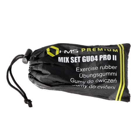 GU04 PRO II SET ZESTAW GUM DO ĆWICZEŃ HMS PREMIUM GU04 PRO II SET ZESTAW GUM DO ĆWICZEŃ HMS PREMIUM